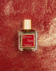 Baccarat Rouge 540 scented body oil