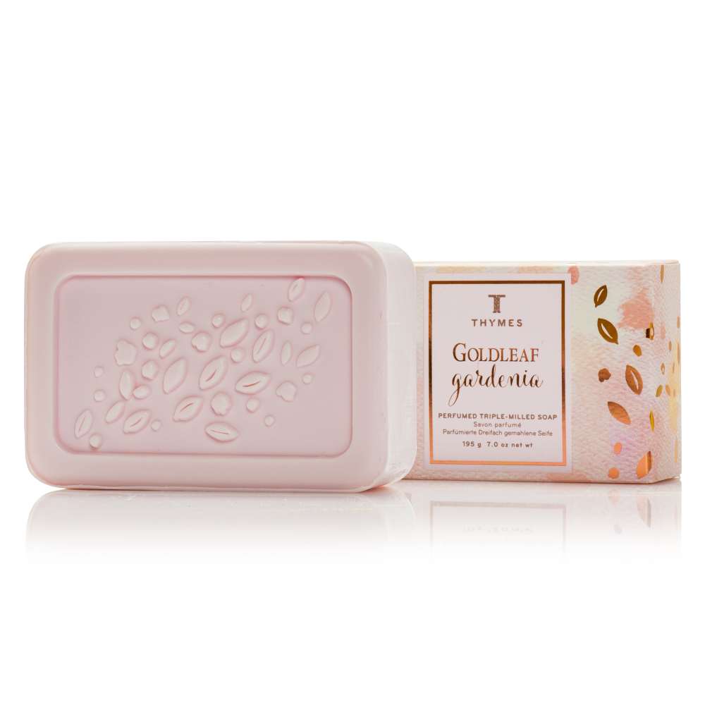THYMES GOLDLEAF GARDENIA BAR SOAP