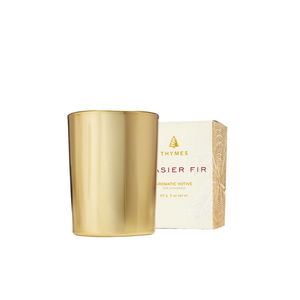 FRASIER FIR VOTIVE CANDLE GOLD 2OZ.