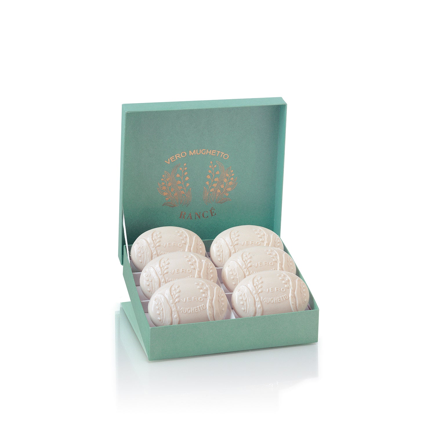 VERO MUGHETTO SAVON EXTRA - LILY OF THE VALLEY 6 X 75G.
